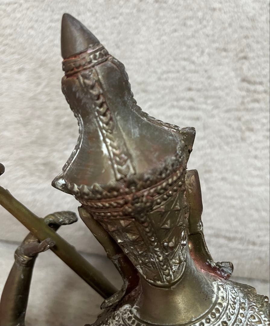 タイ仏像 Gandharva 古銅鍍金仏 ガンダルヴァ - メルカリ