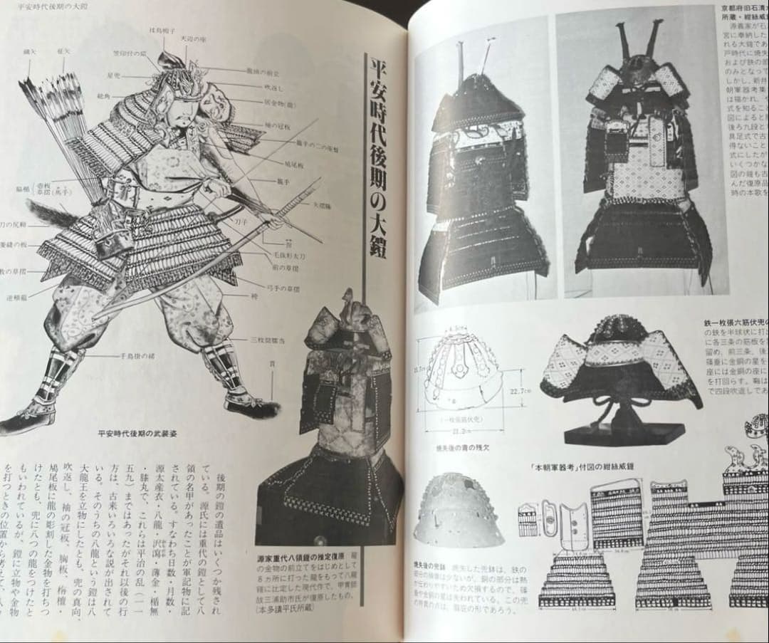 初版本” 図録日本の甲冑 武具事典 笹間良彦 柏書房株式会社