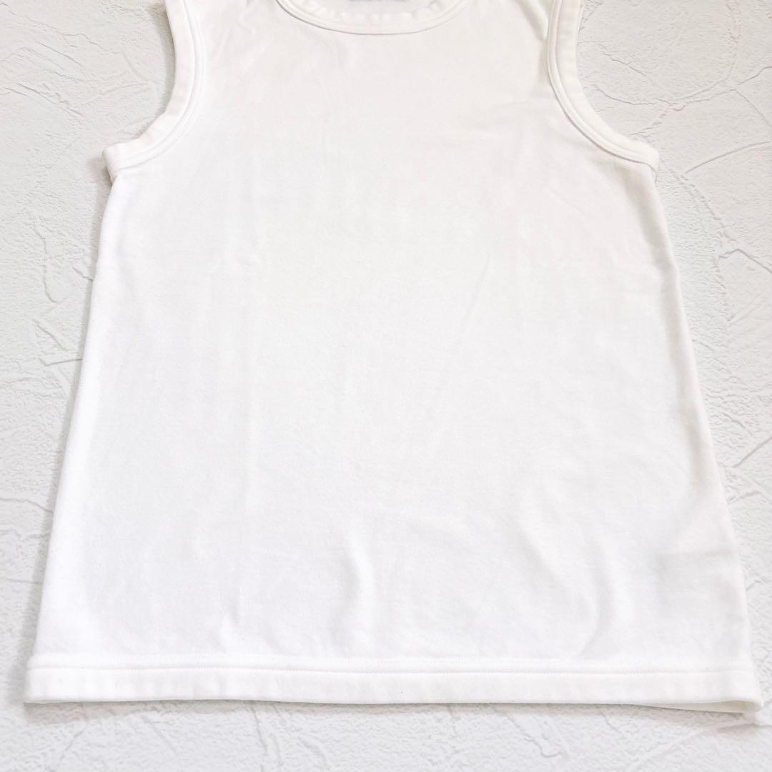 美品 MADISONBLUE クルーネックタンクトップ 白 コットン 日本製 S