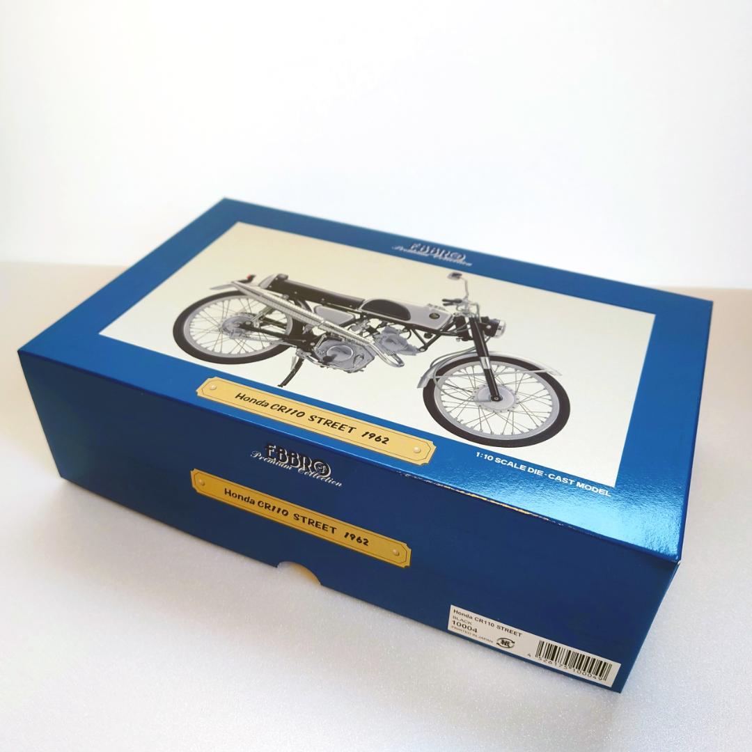希少 EBBRO ホンダ CR110 ストリート 1962 バイク 精密模型 ホンダ