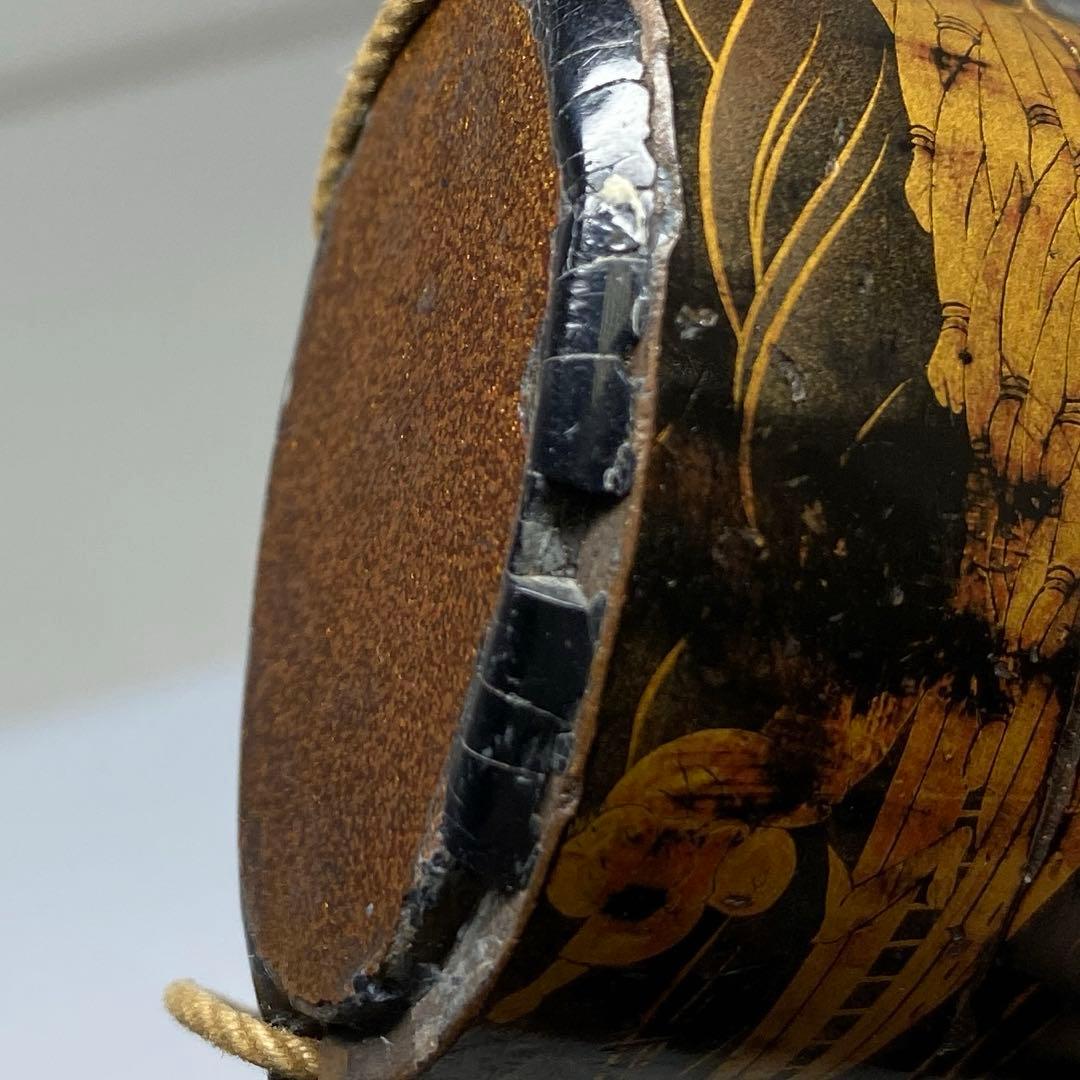 江戸時代 蒔絵印籠 箱付 トヒカル 58g 東N7-1026①