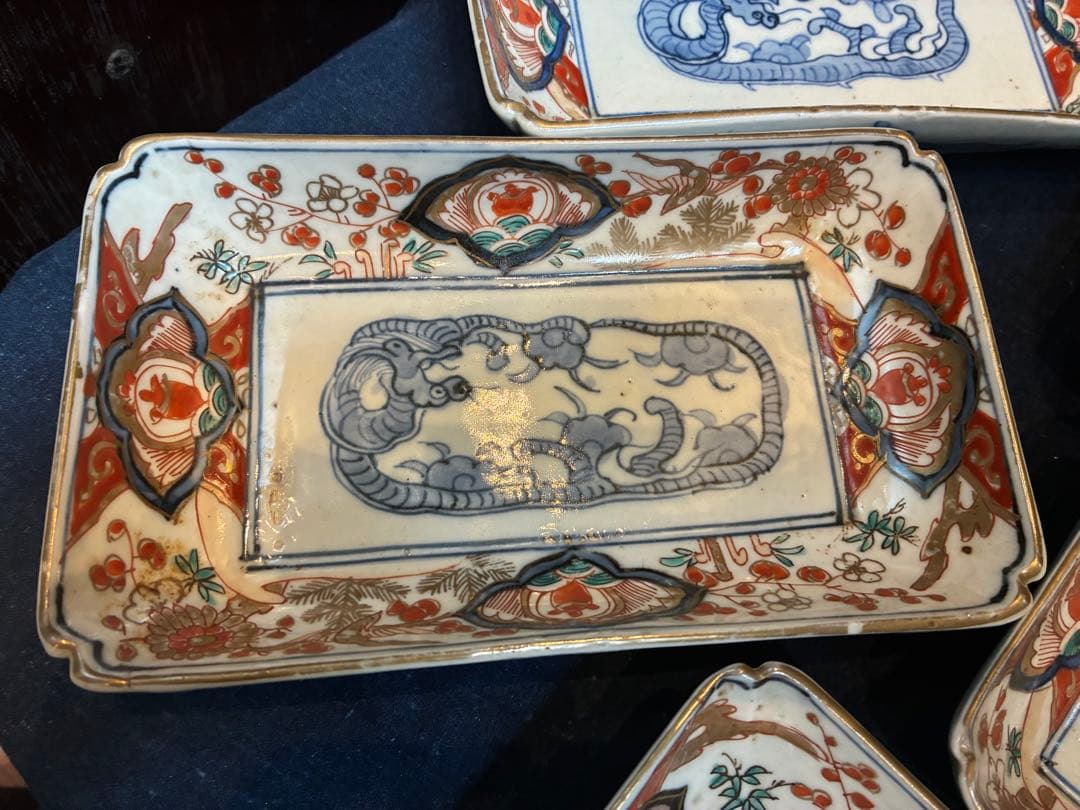 オンライン ショッピングホビー・楽器・アート - 古伊万里 色絵金彩 長