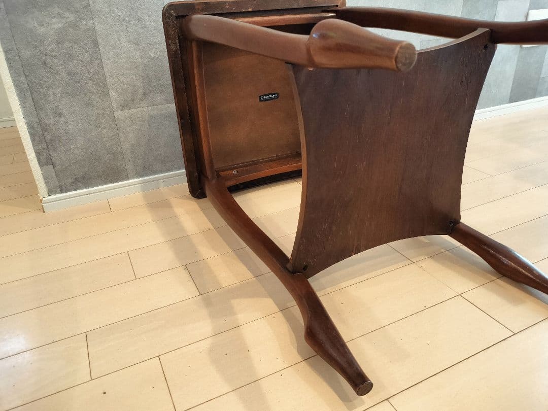 MARUNI マルニ木工 ベルサイユシリーズ サイドテーブル 花台 猫脚 電話台