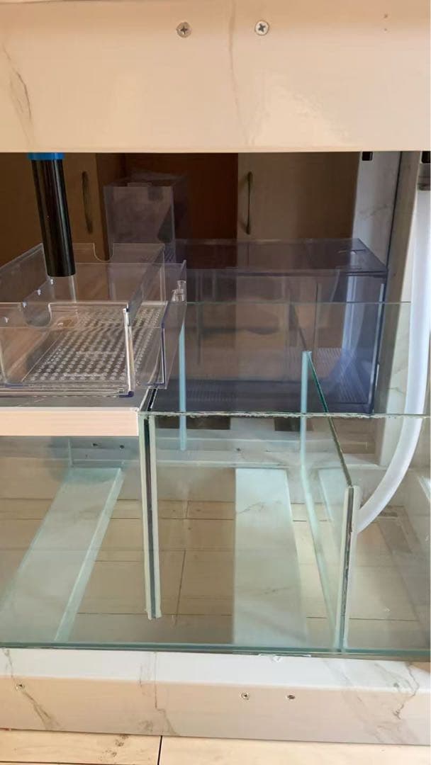 激安‼️引き取り限定⇒ 120-45-45オーバーフローアクリル水槽 と台のセット