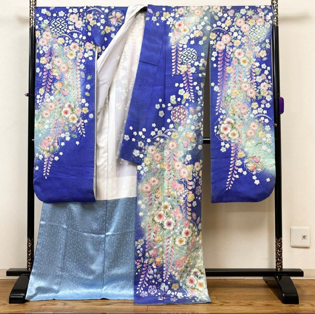 プロフ必読☆翠山工房☆振袖☆辻が花☆絞り☆銀通し