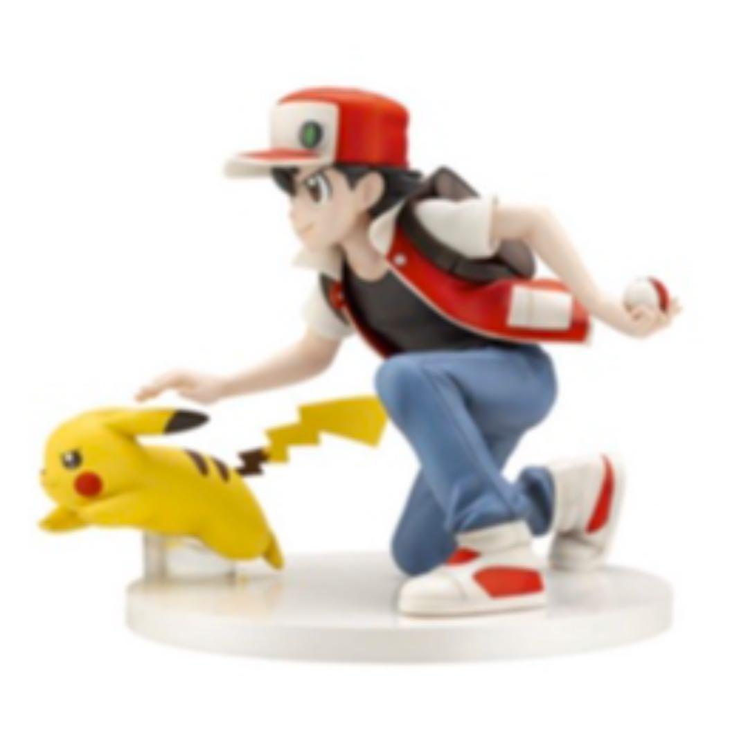 フィギュア レッド＆ピカチュウ 1/8 ポケモンセンターオリジナル