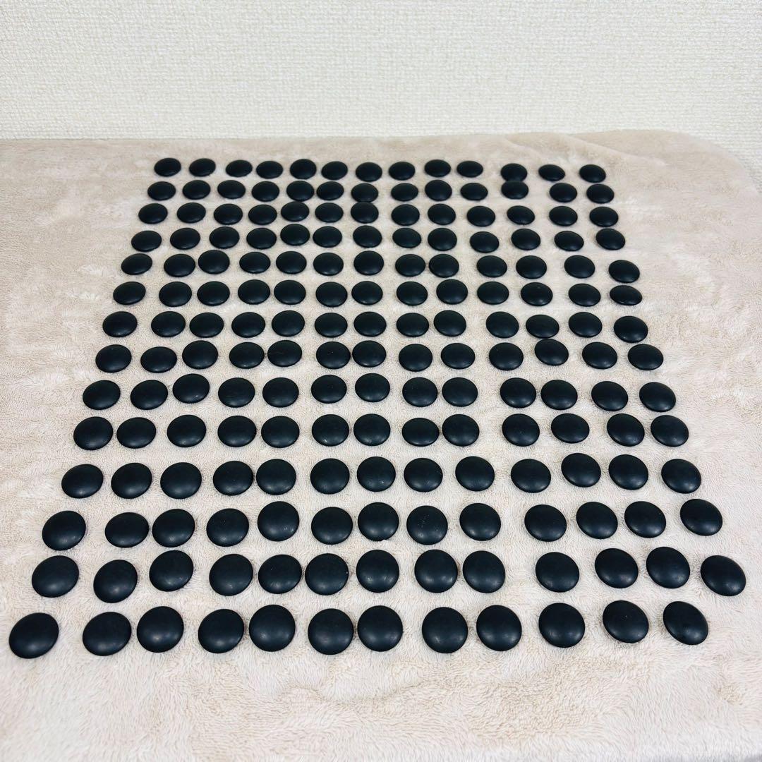 碁石　囲碁 碁笥 蛤碁石 那智黒 34号　桜特大　白180 黒181