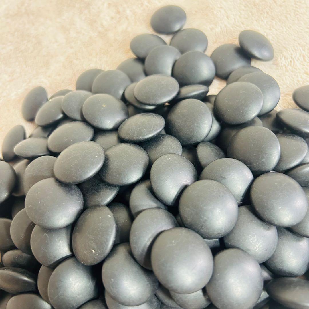 碁石　囲碁 碁笥 蛤碁石 那智黒 34号　桜特大　白180 黒181