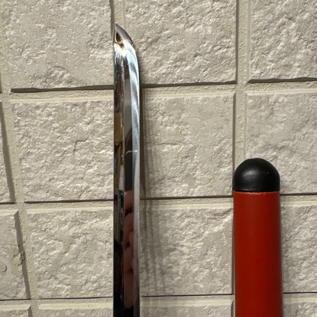 慶次郎模造刀 座頭市仕込杖　楕円朱鞘