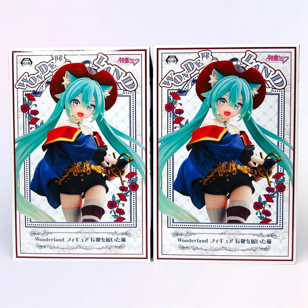 初音ミク Wonderland フィギュアセット 長靴を履いた猫 - メルカリ
