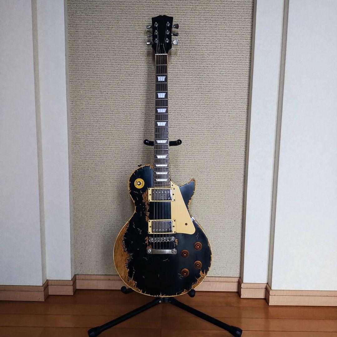 ハードレリック レスポールスタンダードタイプ黒 レプリカモデル