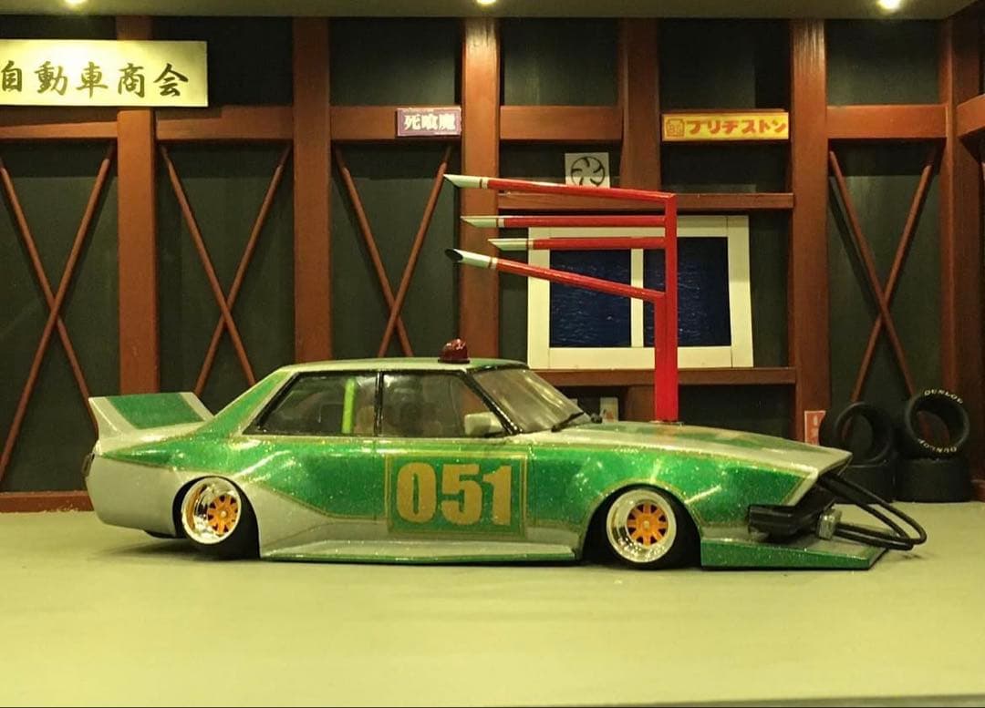 1/24 gx51クレスタ 完成品 街道レーサー チバラギ ワークス グラチャン