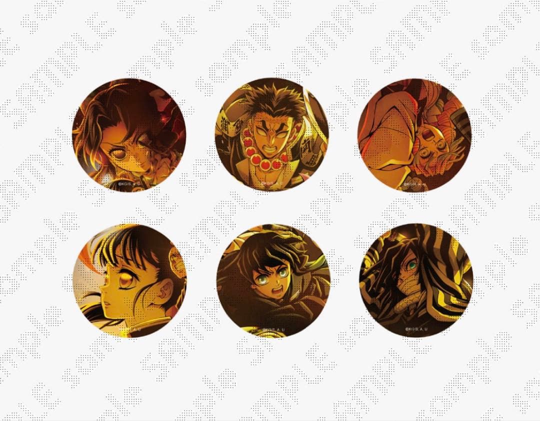 劇場版 鬼滅の刃 無限城編 キービジュアル 缶バッジセット A B C コンプ