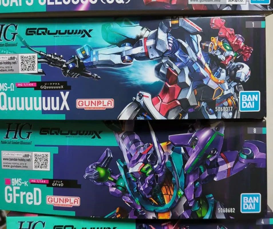 HG ジークアクス ジフレド など ガンプラ 5種 バンダイ