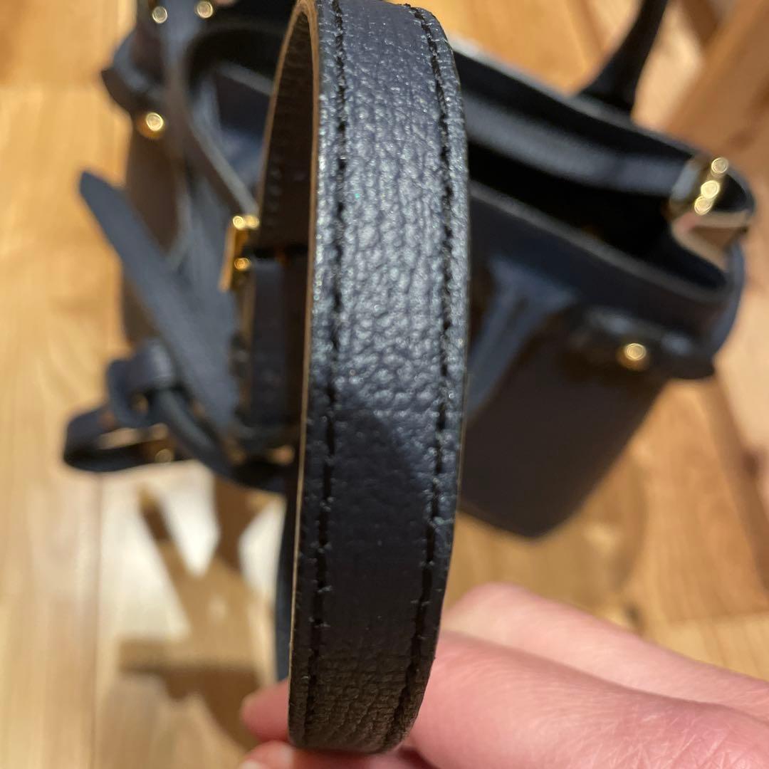 BURBERRY バナーバッグ　ネイビー