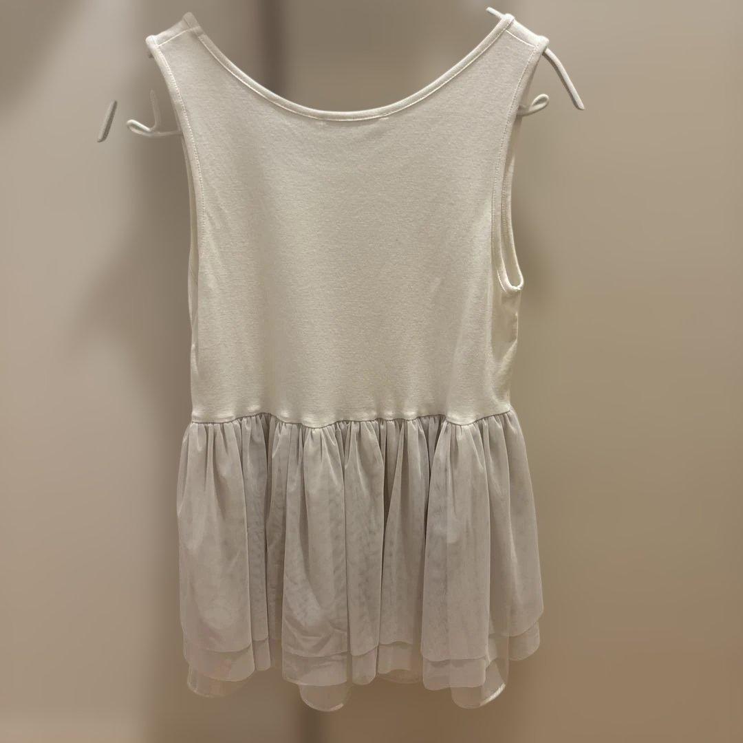 BEARDSLEYビアズリー チュチュタンク キャミソール　ホワイト