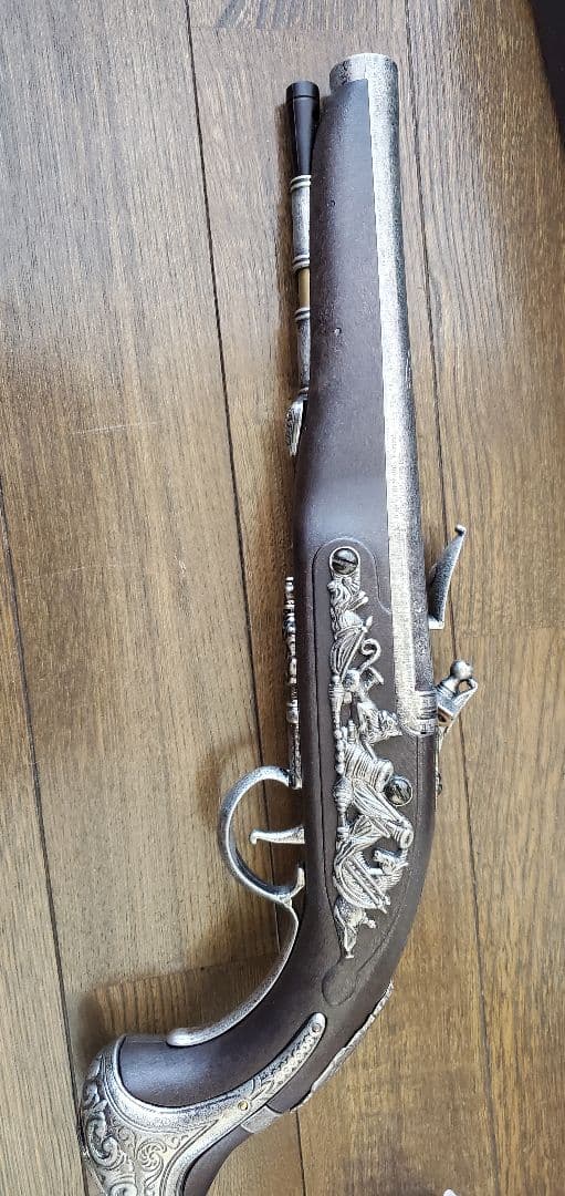 【美品】KTW フリントロックピストル　エアコッキング