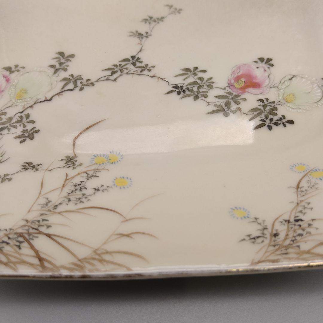 明治時代 輸出品 里帰り 横浜焼 白鷺 オールドニッポン 皿 骨董 - メルカリ