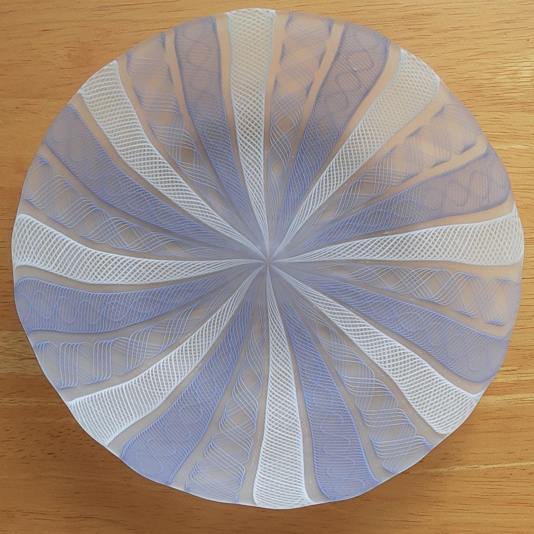 藤田喬平、手吹ヴェニス銘々皿5枚組