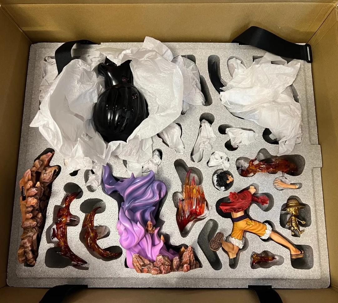 ワンピース レッドロック ルフィ 業火拳銃 ガレージキット フィギュア LX