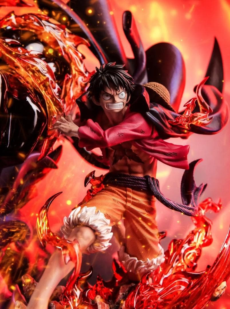 ワンピース レッドロック ルフィ 業火拳銃 ガレージキット フィギュア LX