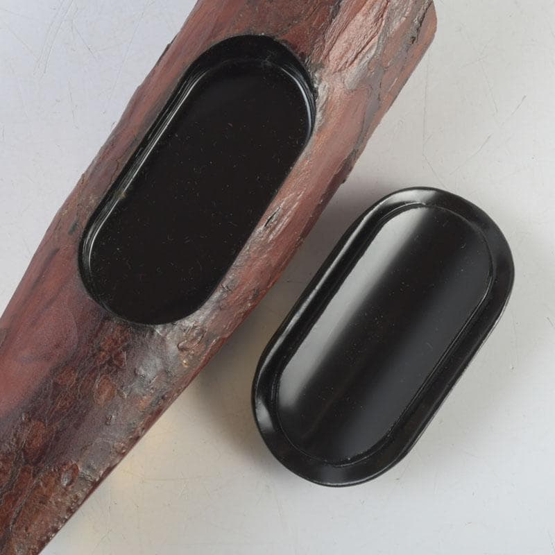 茶道具　小松幸清作　玄々斎好写　蜑小舟香合　共箱　V　9531