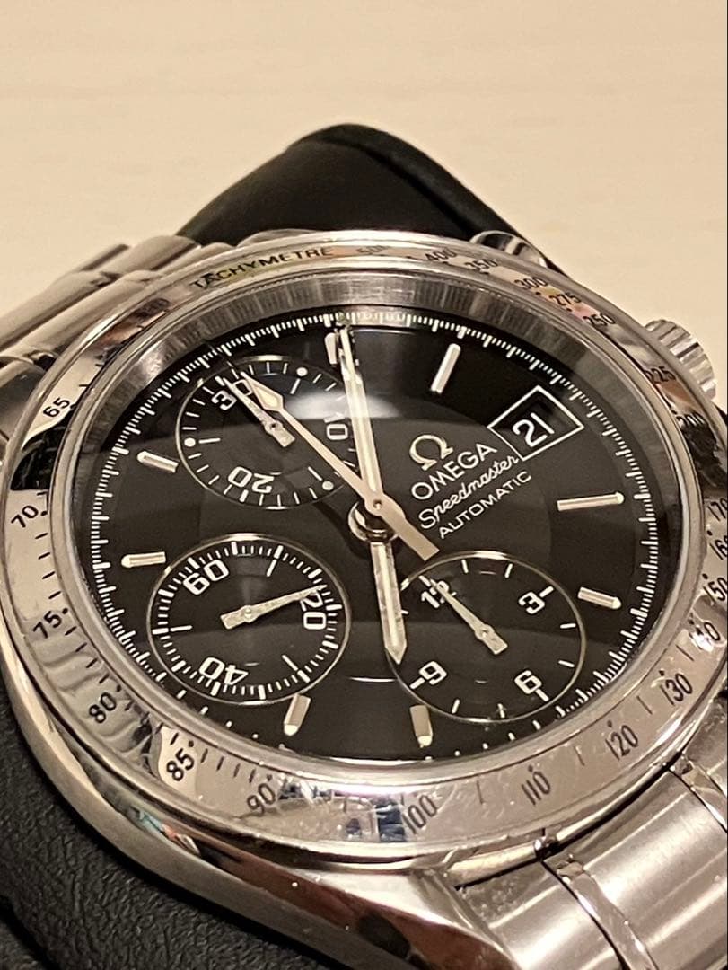 オメガ　3513.50 スピードマスター　クロノグラフ　稼働品　ブラック