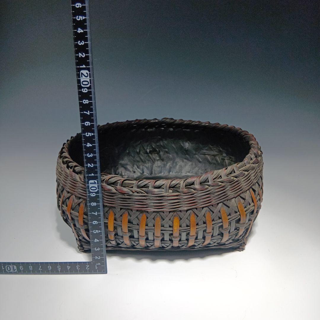 茶道具 竹製 炭籠 2個おまとめ