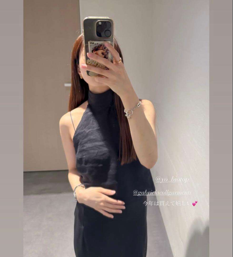 Yo biotop Gabriela col garments ホルタートップ