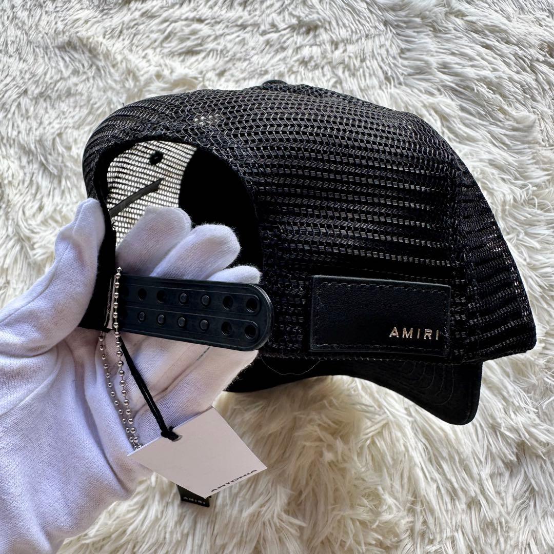 AMIRI ブラックメッシュバックキャップ 新品タグ付き - メルカリ