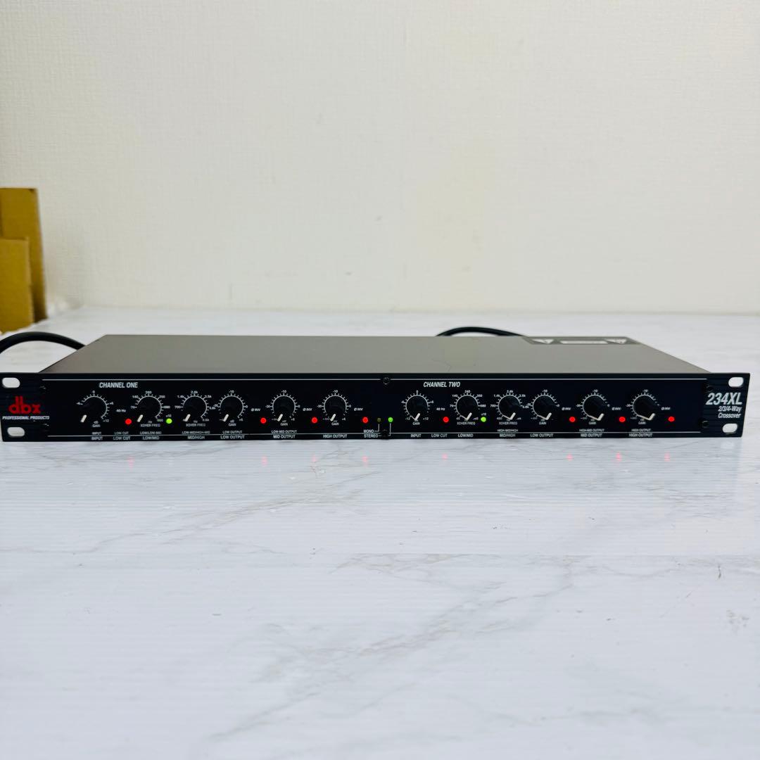dbx　234XL　クロスオーバー　チャンネルディバイダー　動作品