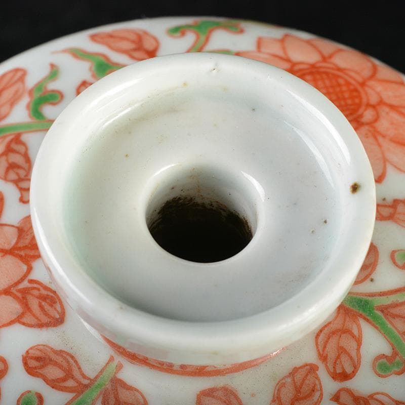 中国 大明萬暦年製款 赤絵 鳳凰人物文 梅瓶 V R7283 - メルカリ