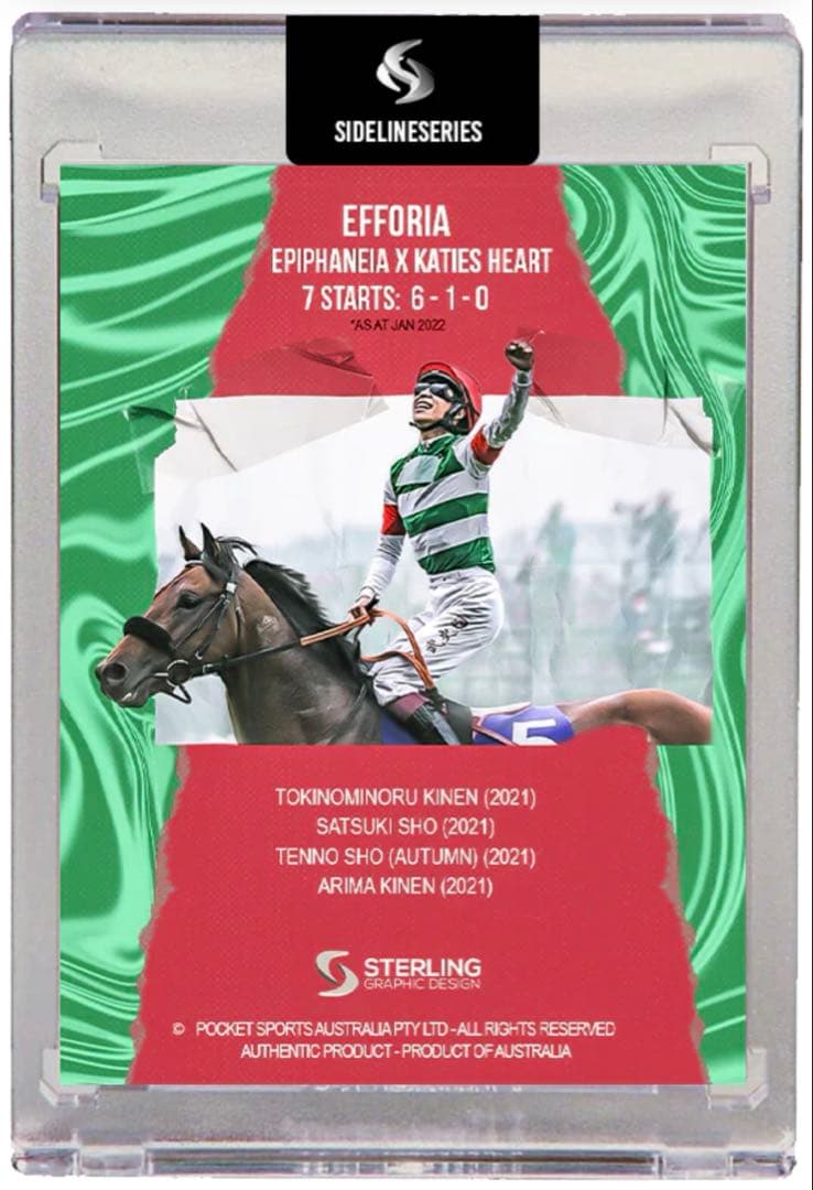 エフフォーリア 横山武 ホースレーシングカード ホログラム 世界限定