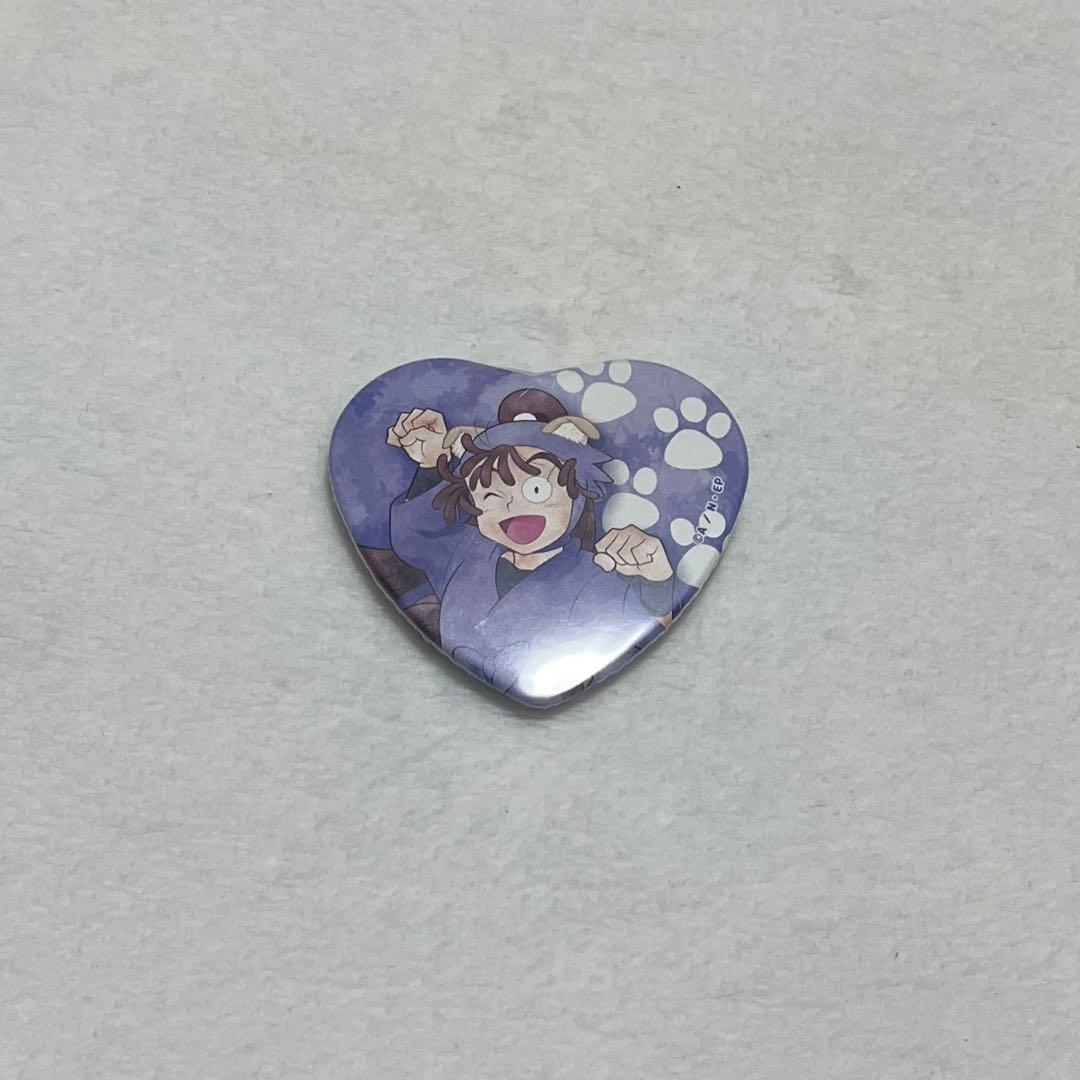 忍たま乱太郎 ナンジャタウン 幻の餃子を入手せよ ハート缶バッジ 尾浜