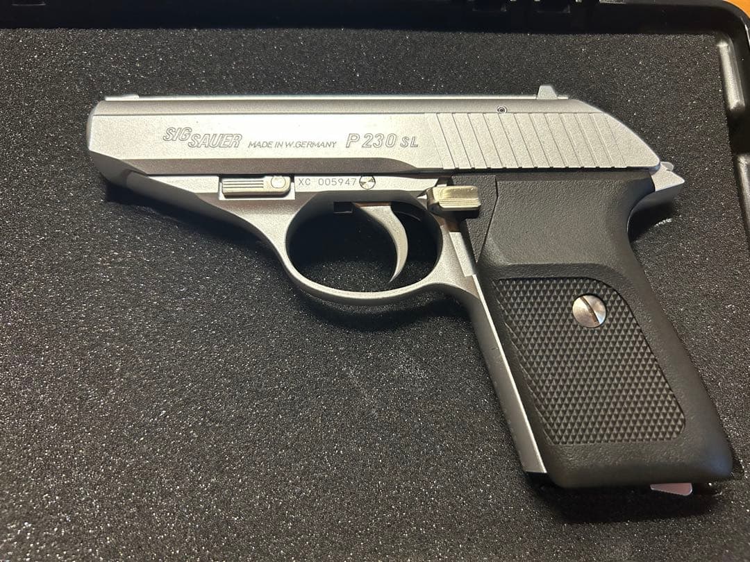 KSC P230ガスガン シルバーHW(ガンケース/ロングアウターバレル付)