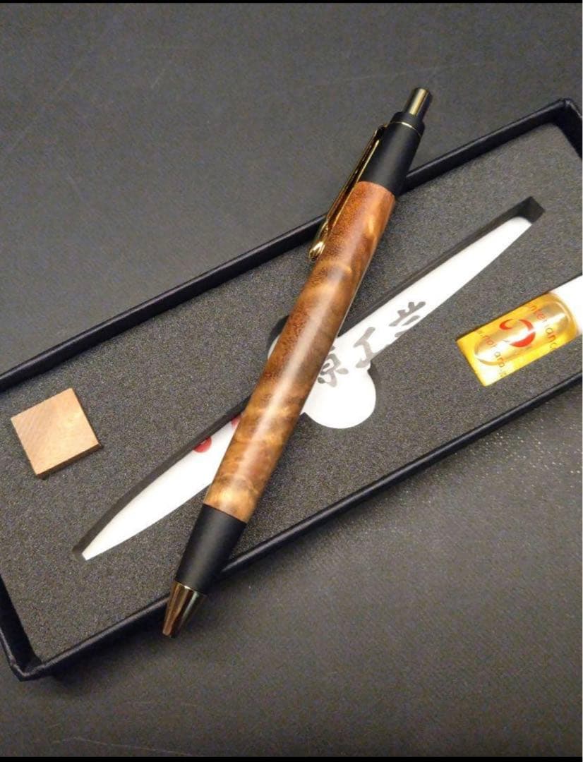 ほぼ新品 野原工芸 シャープペンシル☆マーブルウッド - メルカリ