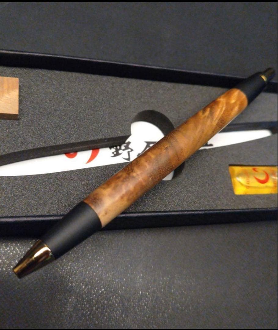 ほぼ新品 野原工芸 シャープペンシル☆マーブルウッド - メルカリ