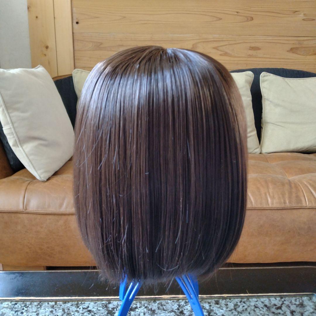 リネアストリア　 天使のビターショート　ストレート　チョコブラウン