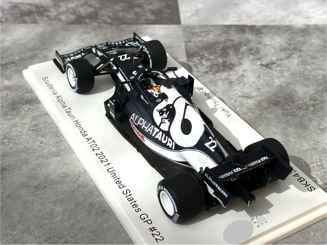 キッドボックス別注 1/43 アルファタウリAT02 2021USGP 角田裕毅