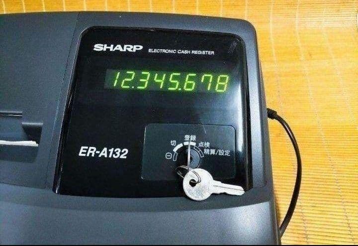 シャープレジスター ER-A132 簡単便利特殊 送料込 008800