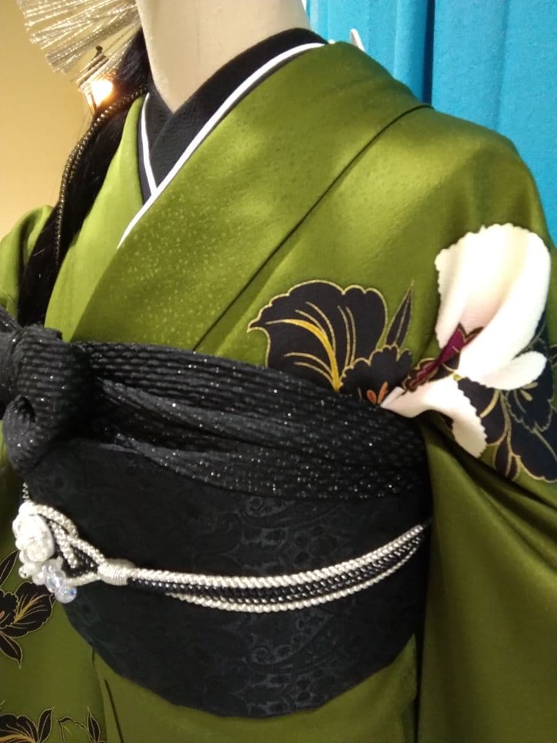 専用】です❗、正絹振袖成人式、半襟重ね衿、帯揚げ帯締め、ジャガード