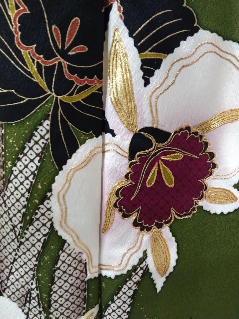 専用】です❗、正絹振袖成人式、半襟重ね衿、帯揚げ帯締め、ジャガード