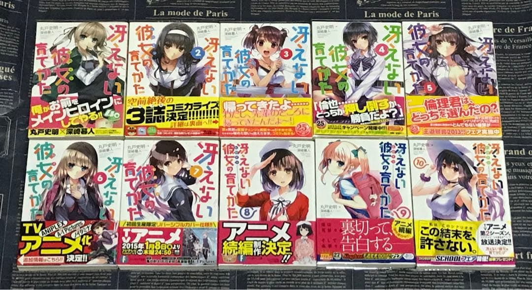 冴えない彼女の育てかた 全巻 セット 全巻 初版 帯付き 20冊 冴え