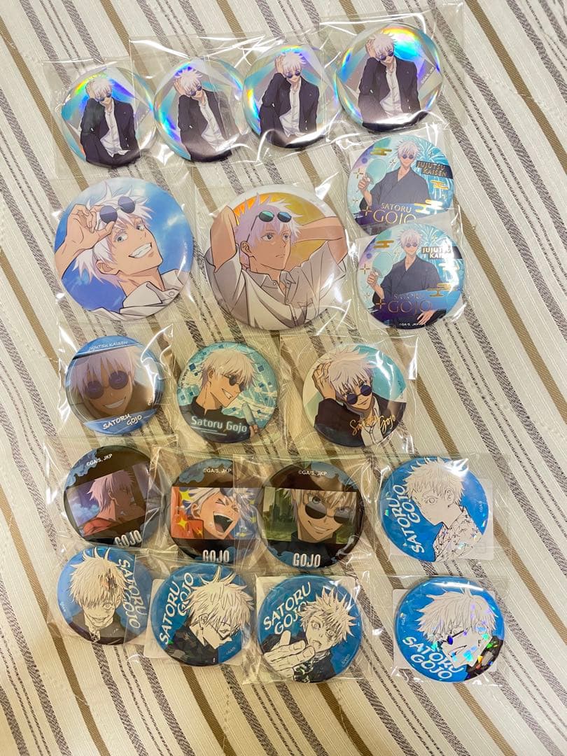 呪術廻戦 五条悟 缶バッジ まとめ売り