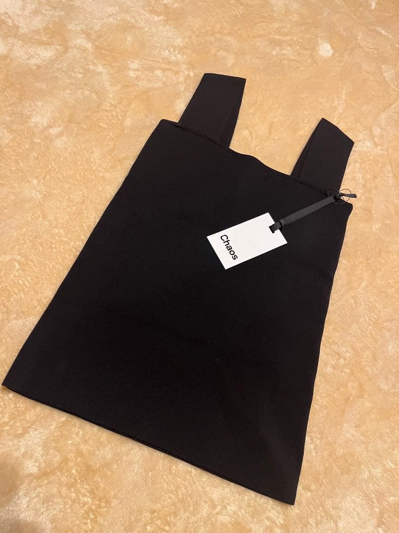 【新品タグ有】Chaos シルクコンニットタンク　ブラック