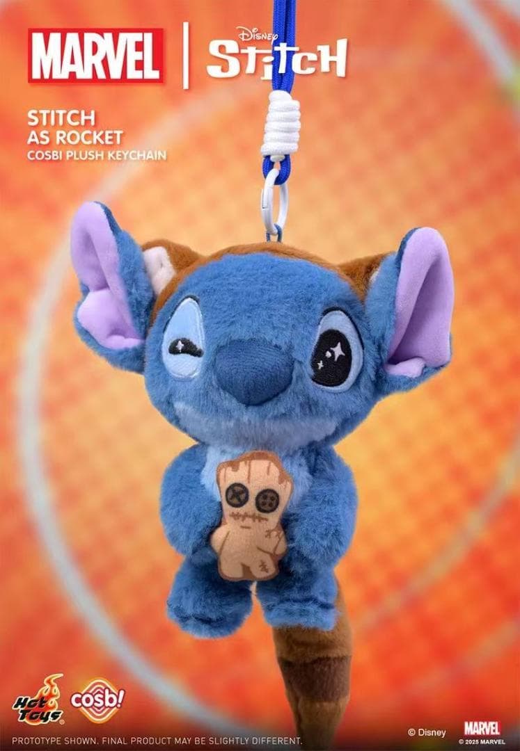 cosbi「マーベル×スティッチ」 ぬいぐるみ ストラップ ブラインド ボックス