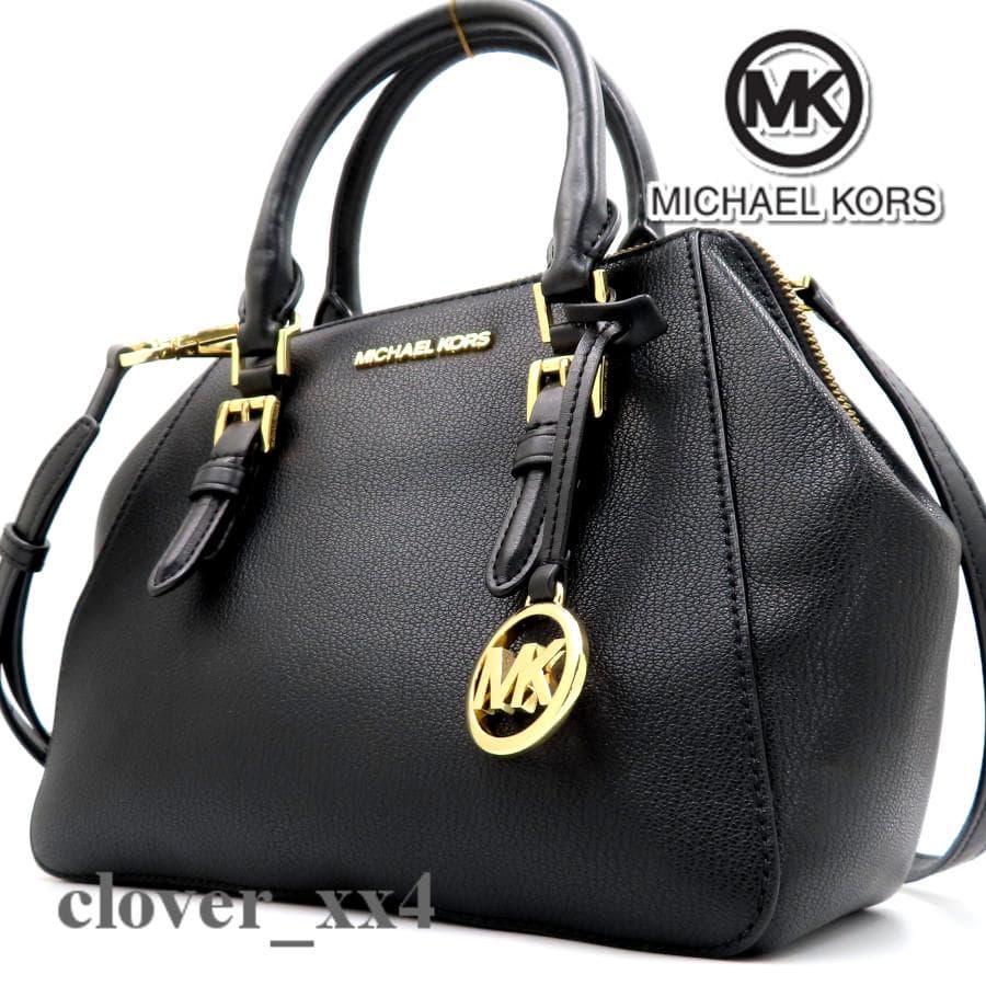 【美品 2021年】マイケルコース ショルダーバッグ 2way ブラック レザー