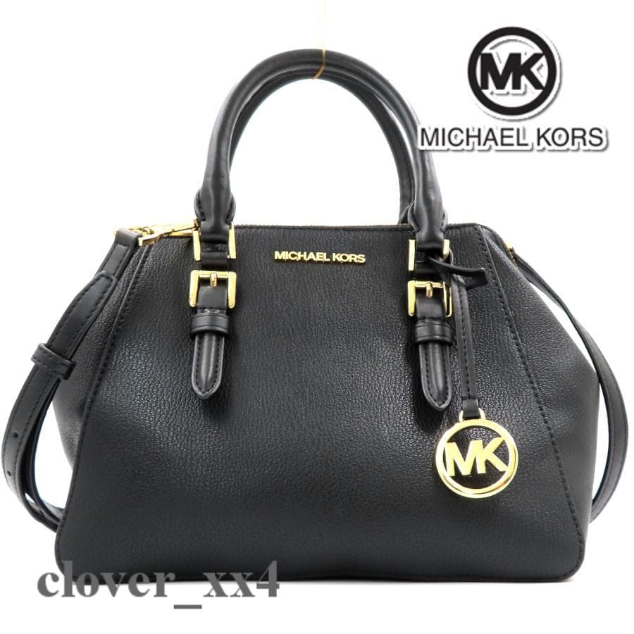 【美品 2021年】マイケルコース ショルダーバッグ 2way ブラック レザー