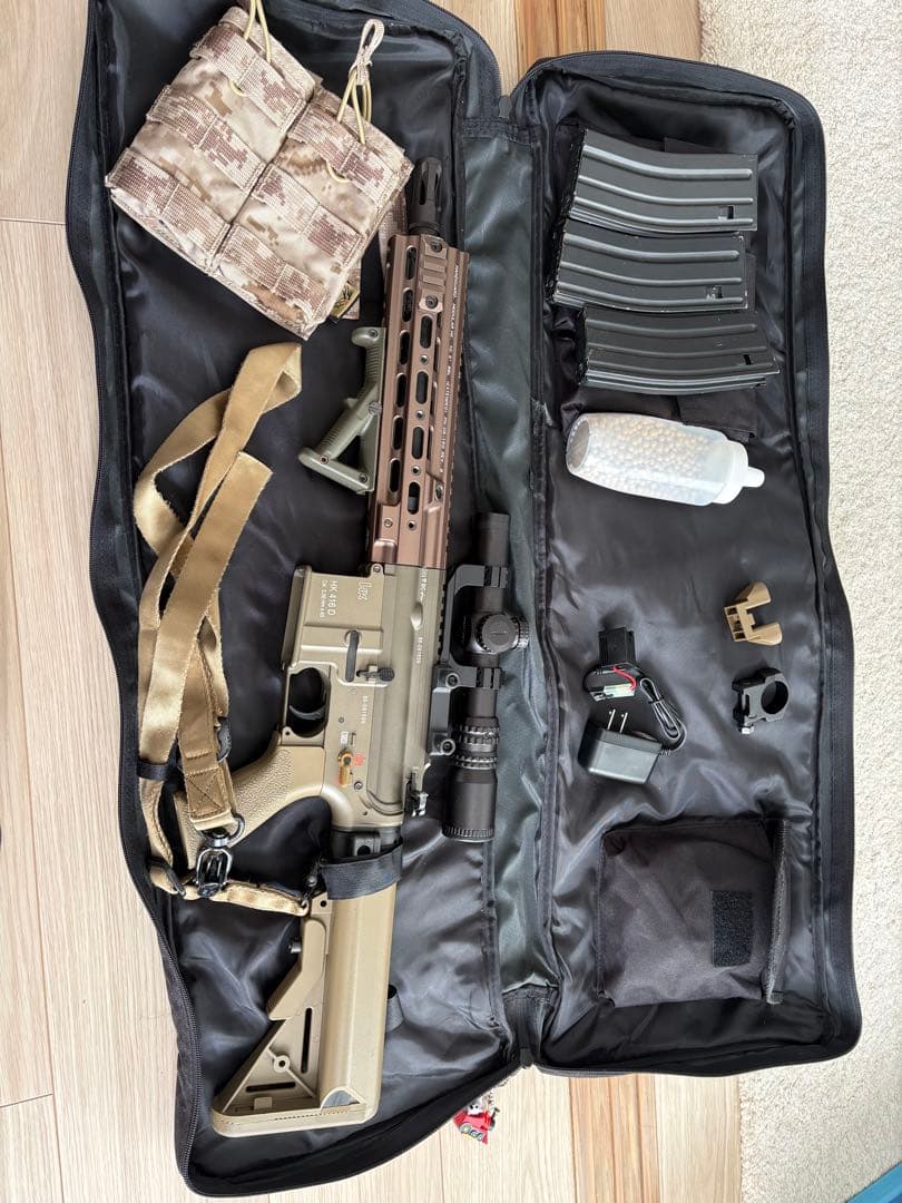 次世代電動ガン タンカラー 専用ケース付き