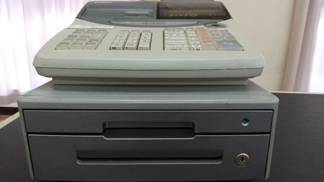 CASIO カシオ TE-3000 電子レジスター 取扱説明書付